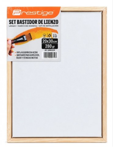 BASTIDOR DE LIENZO 20X30 280GR